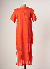 Robe longue orange BAMBOO'S pour femme seconde vue