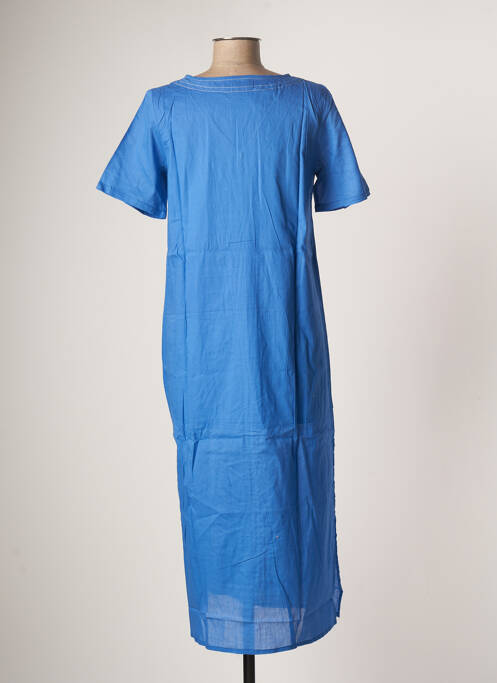 Robe longue bleu BAMBOO'S pour femme
