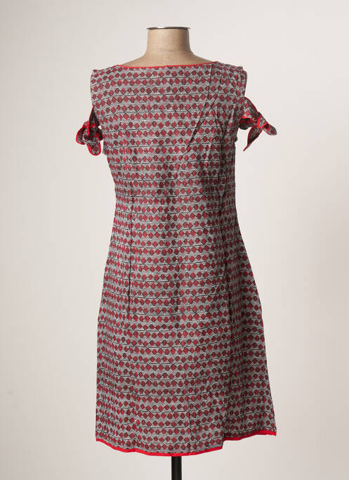 Robe mi-longue rouge BAMBOO'S pour femme