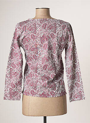 Polo manches longues manches longues rouge BAMBOO'S femme