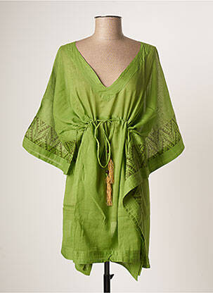 Robe de plage vert BAMBOO'S pour femme