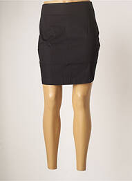 Jupe courte taille haute noir BAMBOO'S femme