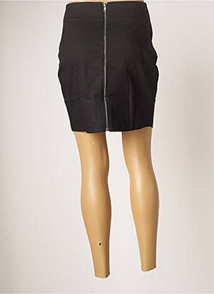 Jupe courte taille haute noir BAMBOO'S femme
