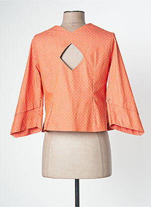 Veste casual poches orange LO! LES FILLES femme