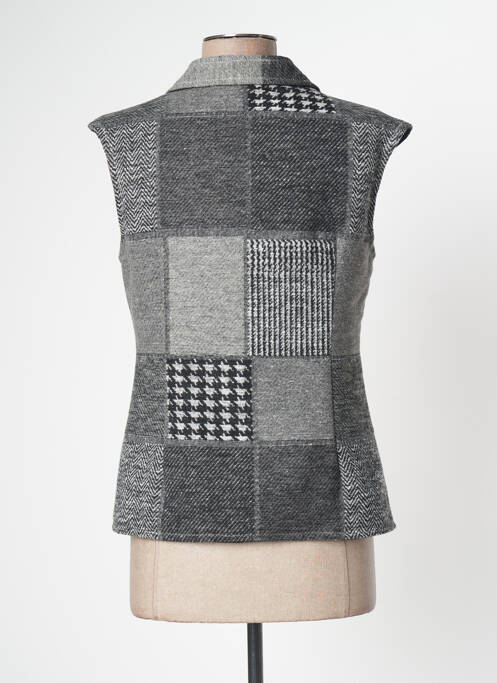 Gilet sans manche gris LO! LES FILLES pour femme