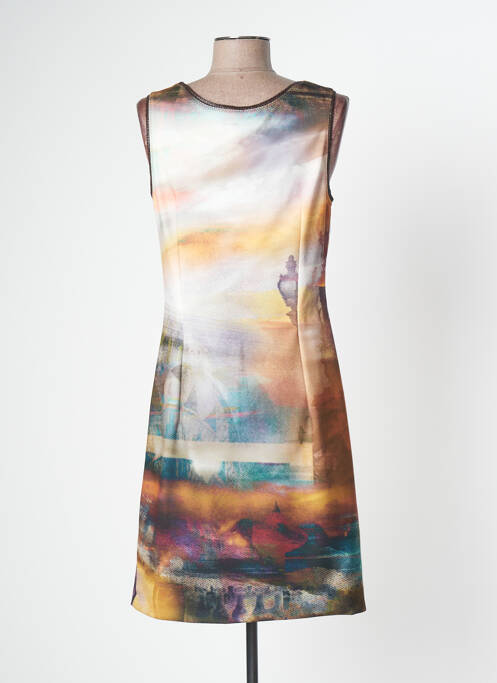 Robe courte marron LO! LES FILLES pour femme