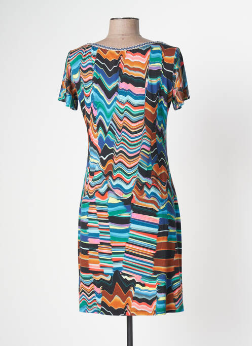 Robe mi-longue bleu LO! LES FILLES pour femme