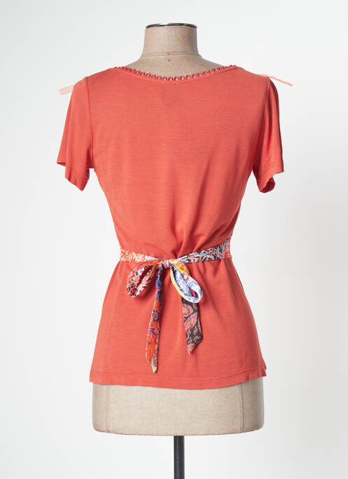 Top orange LO! LES FILLES pour femme