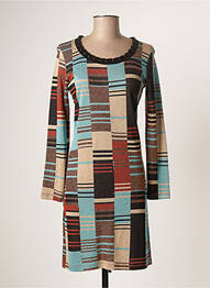 Robe pull stretch manches longues beige LO! LES FILLES femme