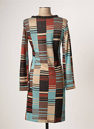 Robe pull stretch manches longues beige LO! LES FILLES femme