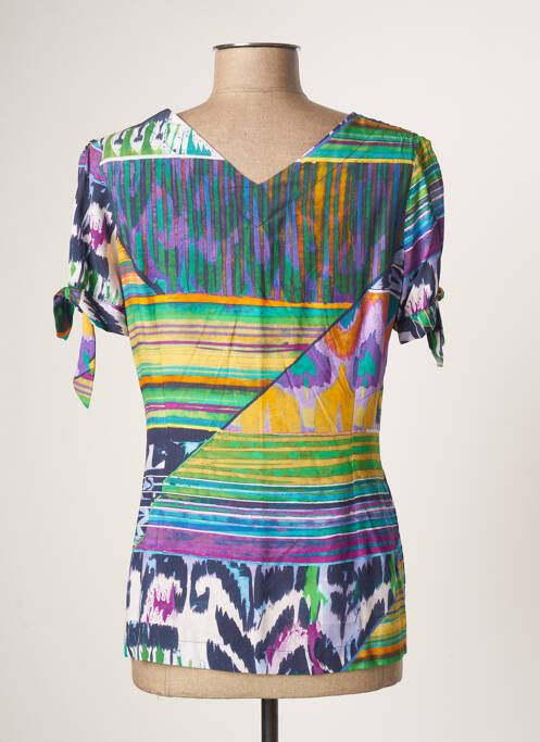 Top bleu LO! LES FILLES pour femme