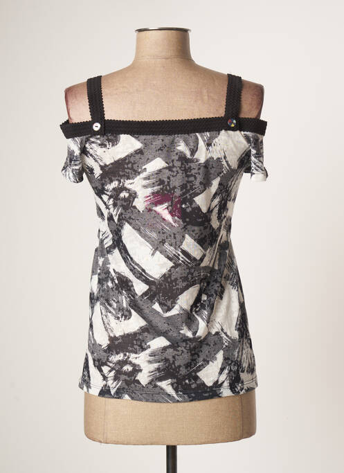 Top gris LO! LES FILLES pour femme