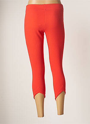 Pantacourt stretch taille normale orange LO! LES FILLES femme