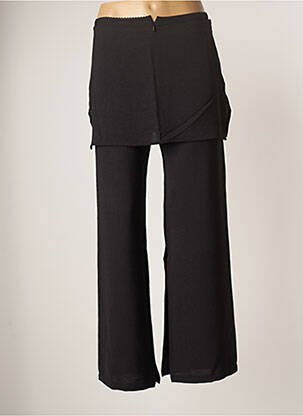 Pantalon large tissage crêpe taille normale noir LO! LES FILLES femme