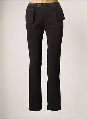 Pantalon slim stretch taille normale noir LO! LES FILLES femme