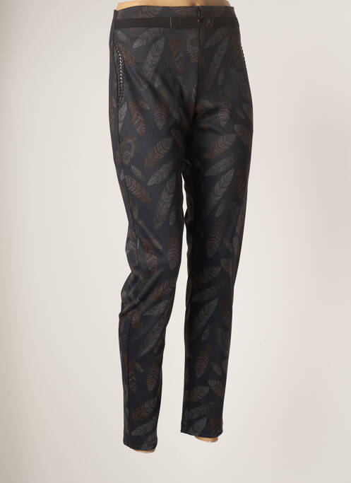 Pantalon slim stretch taille haute bleu LO! LES FILLES femme