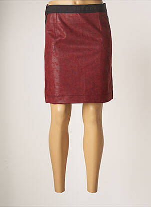 Jupe courte poches rouge LO! LES FILLES femme