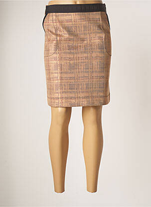 Jupe courte poches beige LO! LES FILLES femme