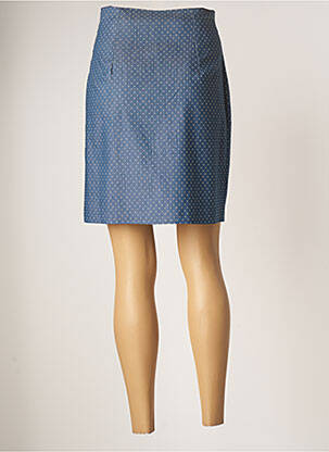 Jupe courte fermeture zip latéral bleu LO! LES FILLES femme