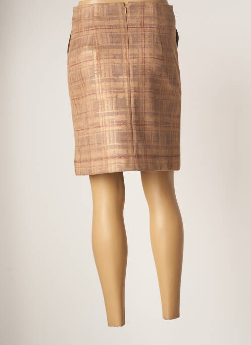 Jupe courte beige LO! LES FILLES pour femme