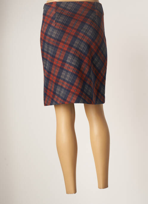 Jupe mi-longue bleu LO! LES FILLES pour femme