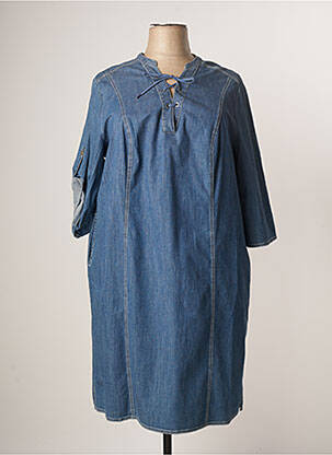 Robe mi-longue bleu RABE pour femme