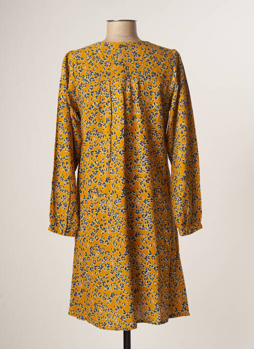 Robe mi-longue jaune AGATHE & LOUISE pour femme