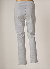 Pantalon droit blanc DIVAS pour femme seconde vue