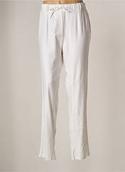 Pantalon droit blanc FRANCE RIVOIRE pour femme seconde vue