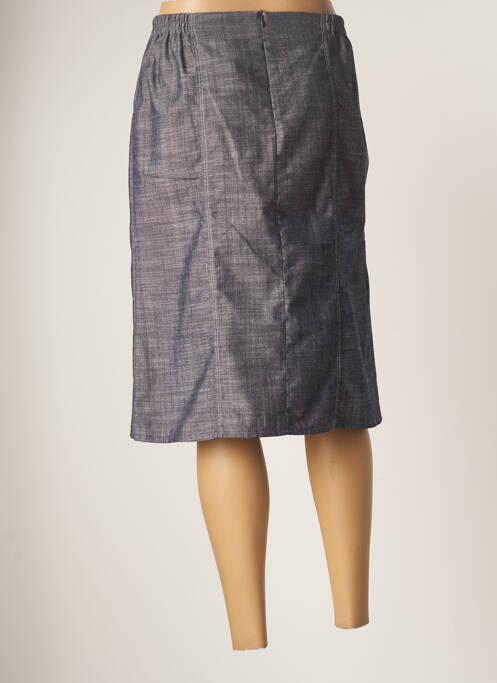 Jupe mi-longue bleu FRANCE RIVOIRE pour femme