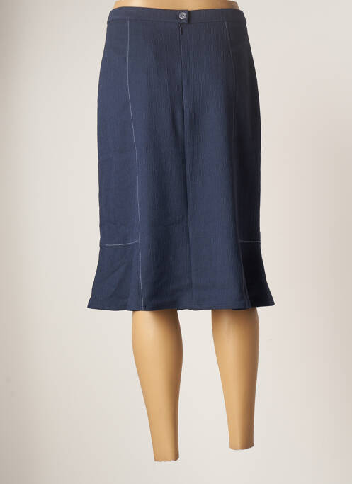 Jupe mi-longue bleu FRANCE RIVOIRE pour femme