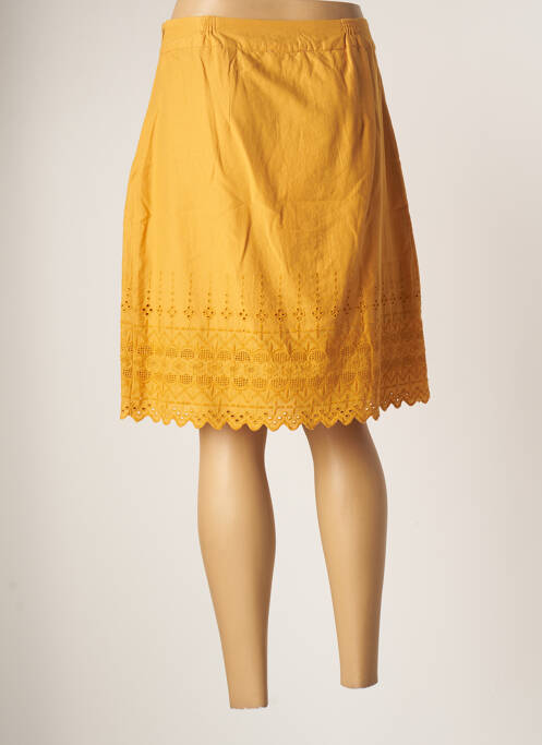 Jupe mi-longue jaune AGATHE & LOUISE femme