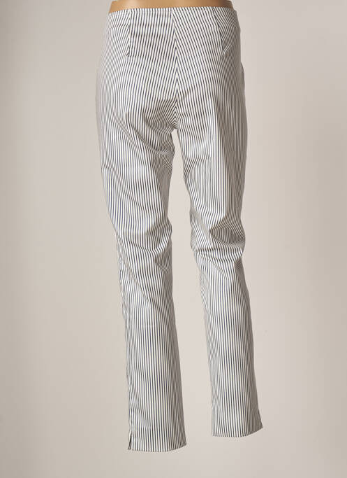 Pantalon droit blanc DIVAS pour femme