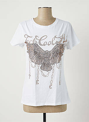 T-shirt blanc MISS CHARM PARIS pour femme