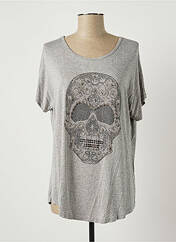 T-shirt gris MISS CHARM PARIS pour femme seconde vue