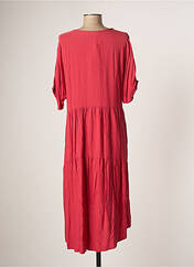 Robe mi-longue rouge C'FLO pour femme seconde vue