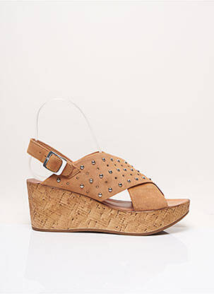 Sandales/Nu pieds marron FELMINI pour femme