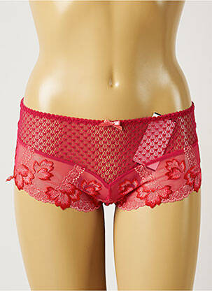 Shorty effet matière satinée rose AUBADE femme