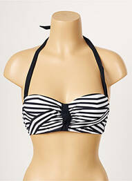 Haut de maillot de bain stretch haut soutien-gorge moulé blanc AUBADE femme