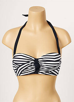 Haut de maillot de bain stretch haut soutien-gorge moulé blanc AUBADE femme