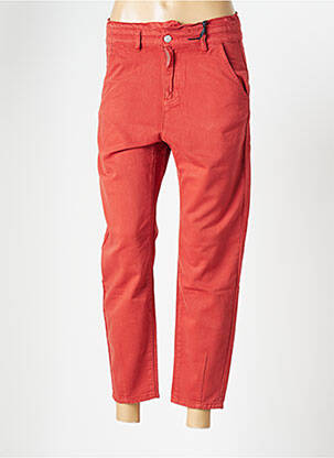 Pantalon 7/8 orange R.DISPLAY pour femme