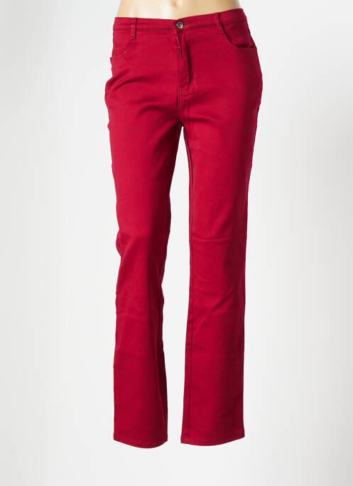 Pantalon slim rouge I.QUING pour femme
