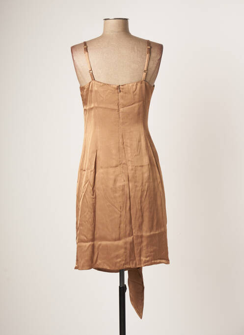 Robe mi-longue marron KOCCA pour femme