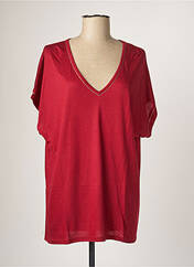 T-shirt rouge ANTONELLE pour femme seconde vue