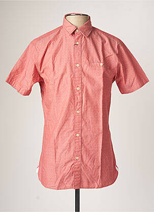 Chemise manches courtes coupe cintrée rouge SELECTED homme
