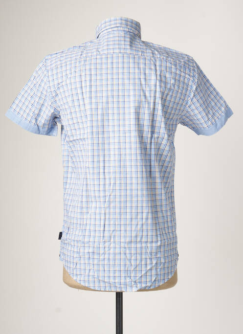 Chemise manches courtes bleu IZAC pour homme