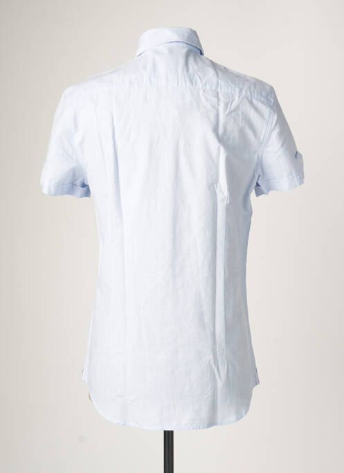 Chemise manches courtes bleu IZAC pour homme
