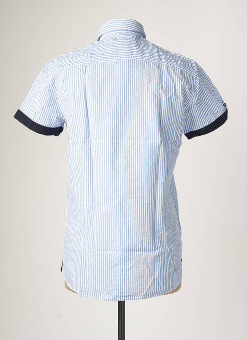 Chemise manches courtes bleu IZAC pour homme