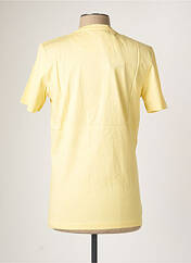 T-shirt jaune SELECTED pour homme seconde vue