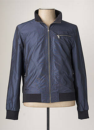 Blouson poches bleu IZAC homme